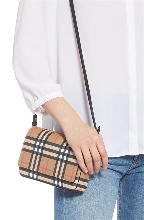 burberry hampshire check crossbody bag|burberry vintage check bag.